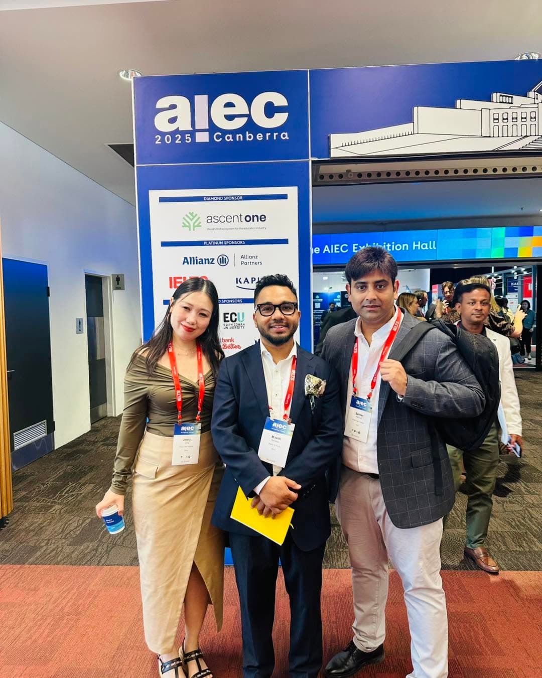 Ready to Study representatives at the AIEC 2025 conference in Canberra